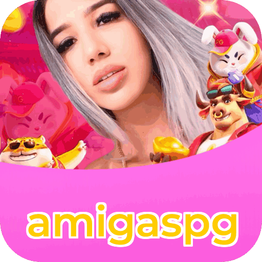 Interface do aplicativo amigaspg mostrando jogos disponíveis no iOS e Android